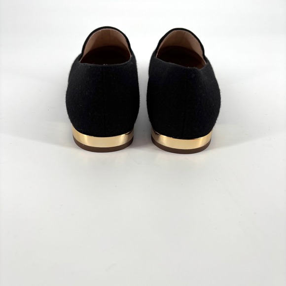 Talbots Ryan Embroidered Dog Loafers Sz 10.5 Wool Blend Scottie Antlers Holiday - Picture 8 of 9